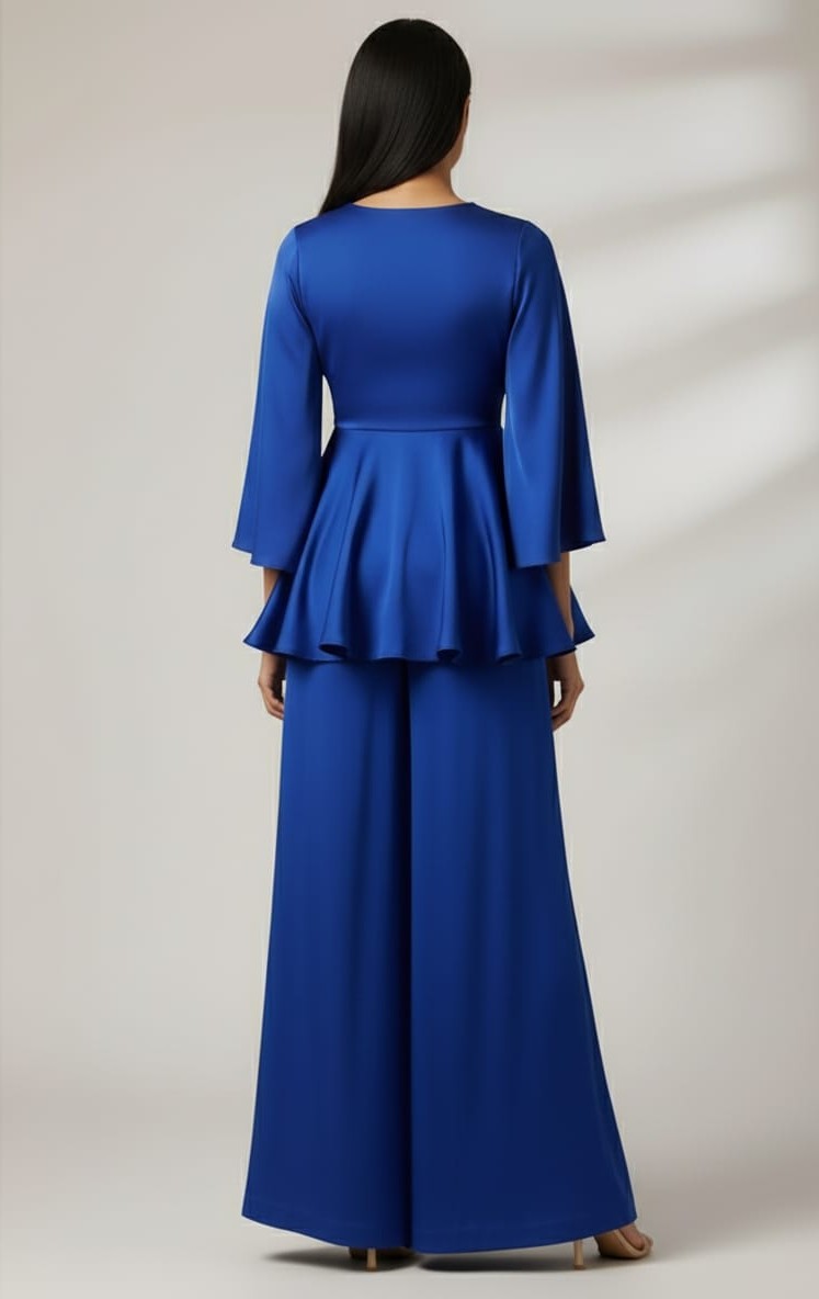 ROYAL COBALT FLARED SET