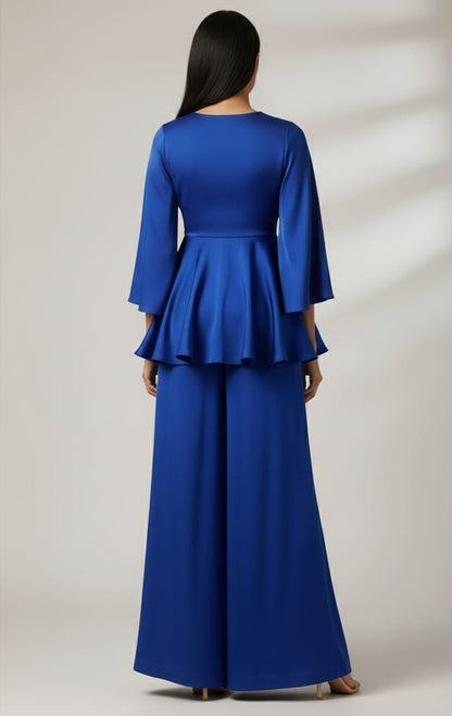 ROYAL COBALT FLARED SET