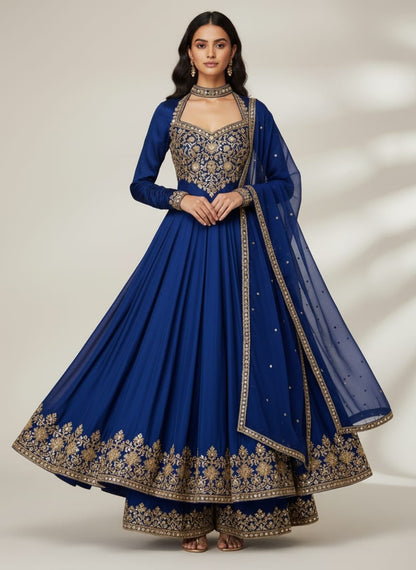 REGAL ANARKALI SHARARA SET